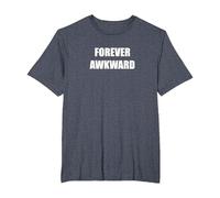 Forever Awkward T-Shirt, Men's Big and Tall, Heather Blue, 2X Tall