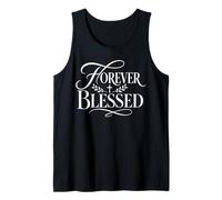 Forever Blessed Christian Faith Grateful Statement Tank Top