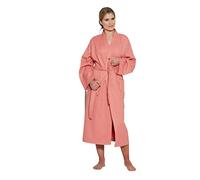 Forever Britain Unisex 100% Cotton Small Lightweight Waffle Bathrobe, Kimono Style Dressing Gown, Soft 3 Pack White Breathable Bathrobe for Men and Women, All UK Sizes, Luxury Cotton