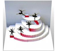 Forever Cards Laser Cut Pop Up Card Ballet Dancers