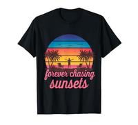 Forever Chasing Sunsets Tropical Beach Vibes Outdoor Wear T-Shirt