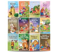 Forever Classics (Set of 12 Fairy Tales with Colourful Pictures) - Story Books for Kids - Rapunzel, The Wise Goat and the Wolf, Jack and the ... Hansel and Gretel, Beauty and the Beast