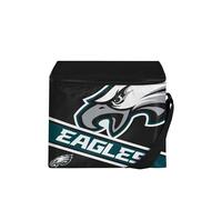 Forever Collectibles CONFBLGSTP6PE Philadelphia Eagles NFL Big Logo Stripe 6 Pack Cooler