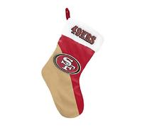 Forever Collectibles Foco NFL San Francisco 49ers 2020 Basic Santa Claus Stocking Stocking Santa Claus Christmas