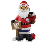 Forever Collectibles UK FOCO ENGLAND FA 10 INCH RESIN HIGH END SANTA WH
