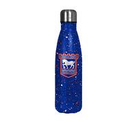 Forever Collectibles UK FOCO League 1 Football Ipswich Town Fan Thermal Paint Splatter Insulated 500ml Bottle