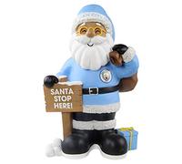 Forever Collectibles UK FOCO MAN CITY FC 10 INCH RESIN HIGH END SANTA WH