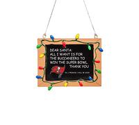 Forever Collectibles UK FOCO TAMPA BAY BUCCANEERS RESIN CHALKBOARD SIGN ORNAMENT