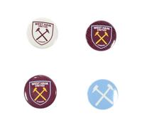 Forever Collectibles UK Limited Official West Ham United Fc button badge set pack of four