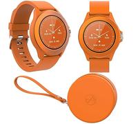 FOREVER Colorum CW-300 Smartwatch Women Man Orange - Pedometer Watch with Heart Rate Monitor Sleep Tracker Calorie Counter - Long Battery Smart Watch - Fitness Tracker Waterproof IP68 for Android iOS