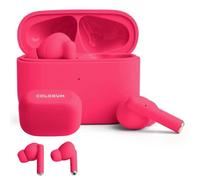 FOREVER COLORUM TWS Bluetooth Earphones Magenta - in-Ear Wireless Earbuds with Deep Bass - Ear Buds with Microphone Adapts to Ear Shape - USB-C Fast Charging - Compatible with Android and iOS