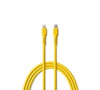 FOREVER Colorum USB C to Lightning Cable 2.4A Yellow - 1.8m Lightning USB C Cable for Charging and Data Synchronization 480 Mbps - USBC to Lightning Cable for Devices with Lightning Port