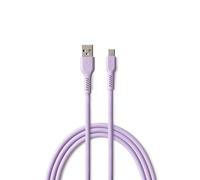 FOREVER Colorum USB to USB C Cable 3A Lavenda - 1.8m USB A to USB C Charging and Data Sync Cable 2.0 480 Mbps - USB A USB C Charger Cable for Smartphones Tablets and Laptops