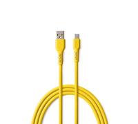 FOREVER Colorum USB to USB C Cable 3A Yellow - 1.8m USB A to USB C Charging and Data Sync Cable 2.0 480 Mbps - USB A USB C Charger Cable for Smartphones Tablets and Laptops