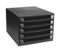 Forever 5 Drawer Set Black 221014D