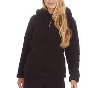 Forever Dreaming Ladies Borg Fleece Hooded Top with Zip Black XL