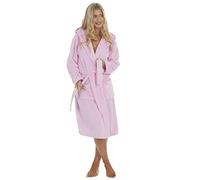 Forever Dreaming Ladies Soft Plush Hooded Dressing Gown X-Large Pink