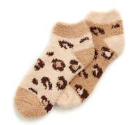 Forever Dreaming Women's Animal Ankle Socks Pack of 2 in Beige | Size: 4-8 Forever Dreaming Beige 4-8
