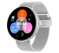 Forever Elegant Women's Health Tracking Bluetooth Call Connected Watch, Silver