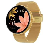 Forever Elegant Women's Health Tracking Connected Watch Bluetooth Call, Golden
