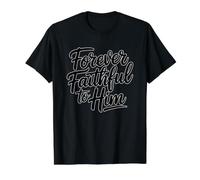 Forever Faithful to Him Value Graphic T-Shirt, Men, Black, S