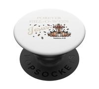 Forever Fall-O-Ween Jesus Fall Design PopSockets Adhesive PopGrip