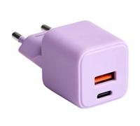 Forever Fast Sector Charger USB-A 18W QC / USB-C 30W PD Compact GaN, Lavender