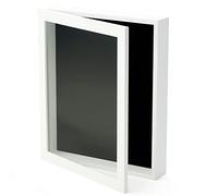 Forever Frames 35.5x43.2 cm großer Schattenbox-Rahmen, Deep Shadow Box Vitrine, weiße Schattenbox, Shadowbox Bilderrahmen, Militär Schatten Box Holz, Hochzeit Schatten Box Rahmen