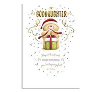 Forever Friends Goddaughter Christmas Card