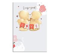 Forever Friends Love Banner Engagement Card