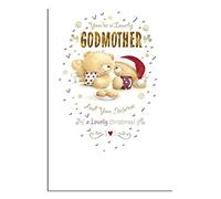 Forever Friends Lovely Godmother Christmas Card