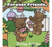 Forever Friends: Simple and Cute Animal Coloring Book