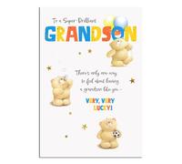 Forever Friends Super Brilliant Grandson Birthday Card