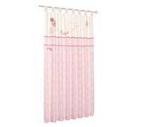 Forever Friends Tab Top Curtain Pair (Beautiful Pink)