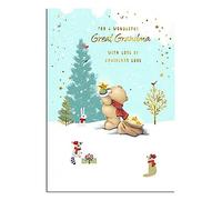 Forever Friends Wonderful Great Grandma Christmas Card