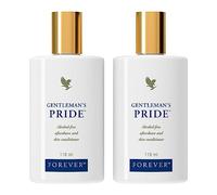 Forever Gentleman's Pride® Aftershave with Aloe Vera, Balm, Alcohol-free, Nourishing, Soothing, with Hyaluronic Acid, Gluten Free, Dermatest Certified (2 x 118 ml)
