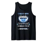 Forever Her Angel Memorial Sister Butterfly Wings Tank Top