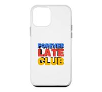 Forever Late Club: Funny Slogan in 3D Block Shadow Case for iPhone 12 mini