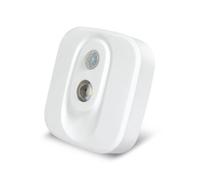 FOREVER Light Night Light with Motion Sensor PIR LED FLC-02 3 x AAA Night Light, 4000 K (Night Lamp for Children's Room Door White) Sensor Light Auto On/Off for Cupboard, Hallway, Stairs, Bedroom