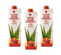 Forever Living Aloe Peaches - 3 x 1L (New Stock)
