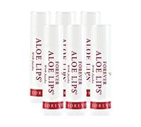 Forever Living Products Aloe Lips, Chapstick, Lip Balm, Very Healing. (Pack Of 6)