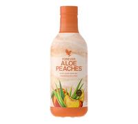 Forever Living Products Aloe Peaches PET, 1000ml, Peach Flavored Aloe Vera Gel, 83.4% pure inner leaf Aloe Vera gel, No added preservatives, Gluten Free, Vegan friendly