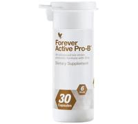 Forever Living Products Forever Active Pro-B, 30 Capsules, Provides 8 Billion CFU per Serving, 6 strains of Friendly Bacteria, Vegetarian Friendly, Gluten Free