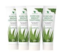 Forever Living Products Forever Bright Toothgel, 130g, Fluoride-Free with Aloe Vera (Bundle of 4)