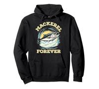 Forever Mackerel Fishing Costume Fisherman Love Fish Pullover Hoodie