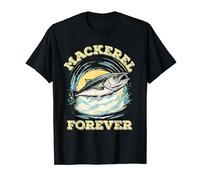Forever Mackerel Fishing Costume Fisherman Love Fish T-Shirt