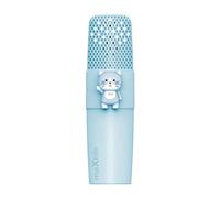 FOREVER MaxLife MXBM-500 Bluetooth Microphone with Speaker, Blue Cat Wireless Speaker with Microphone, 3 W, Compatible with iPhone, Android, 400 mAh Battery, Gifts for Children