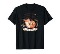 Forever My Little Foxes - Dad & Me Cute Wildlife Value Graphic T-Shirt