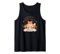 Forever My Little Foxes Mom & Us Cute Family Love Tank Top