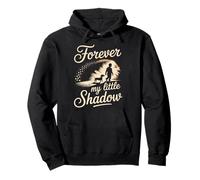 Forever My Little Shadow Dachshund Silhouette Quote Pullover Hoodie